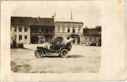 * T2 1909 Abrudbánya, Abrud;  Fő Tér, Rosenberg Gyula Országgyűlési Képviselő Automobilja / Automobile Of Gyula Rosenber - Ohne Zuordnung