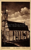 T2/T3 Beszterce, Bistritz, Bistrita; Evangélikus Templom. Kiadja Gustav Zikeli / Evang. Kirche / Lutheran Church (EK) - Zonder Classificatie