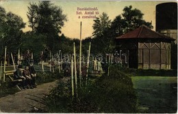 * T2 1914 Buziásfürdő, Buzias; Szent Antal Tó A Corsóval / Lake With Promenade - Non Classés