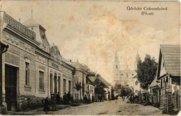 T3 Csíksomlyó, Sumuleu Ciuc; Fő út, Községháza, Kegytemplom / Main Street, Town Hall, Pilgrimage Church (fl) - Non Classés