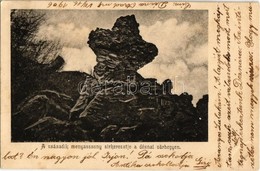 T2 1906 Dézna, Dezna; A Századik Menyasszony Sírkeresztje A Déznai Várhegyen / Cetatea Dezna / Castle Hill, Rock - Zonder Classificatie