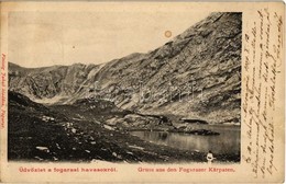 T2/T3 1907 Fogarasi-havasok (Fogarasi Kárpátok), Fogarascher Karpathen, Muntii Fagarasului; Fleissig Jakab Kiadása (EK) - Non Classés