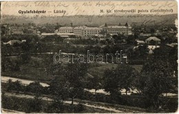 * T2/T3 1918 Gyulafehérvár, Alba Iulia; M. Kir. Törvényszéki Palota. Kiadja Weiss Bernát / Gerichstshof / Court Palace ( - Zonder Classificatie