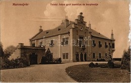 ** T2/T3 Marosújvár, Ocna Mures; Teleki Ádám Gróf Kastélya és Borpincéje. Grün Géza Kiadása / Castle And Wine Cellar (ki - Non Classés