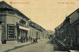 * T3 Petrozsény, Petrosani; Kossuth Lajos Utca, üzletek. W. L. 1683. / Street View, Shops (EB) - Unclassified