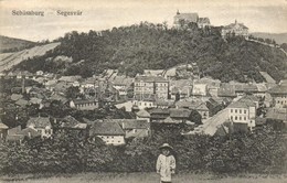 T2/T3 Segesvár, Schässburg, Sighisoara; Látkép. W. Nagy Kiadása / General View (EK) - Non Classés