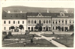 * T2 Szamosújvár, Gherla; Fő Tér, Elite étterem és Kávéház, Govrik Teodor és Floran Jacob üzlete / Main Square, Restaura - Non Classés