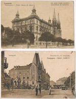 * Temesvár, Timisoara; Református Templom és Hunydi út Villamosokkal, De Notre Dame Felsőbb Leányiskola és Templom / Chu - Zonder Classificatie