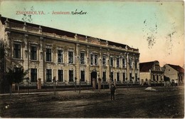 T2/T3 1909 Zsombolya, Jimbolia; Jesuleum Zárda Iskola / Priory School (EK) - Zonder Classificatie