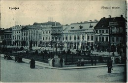 T2 1916 Eperjes, Presov; Fő Utca, üzletek / Main Street, Shops - Zonder Classificatie