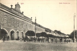 T2 Igló, Iglau, Spisská Nová Ves; Deák Ferenc Sor, Utcakép, Takarékpénztár / Street View, Savings Bank - Zonder Classificatie