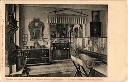 T2/T3 1903 Kassa, Kosice; Kurucz úri-szoba Belseje II. Rákóczi Ferenc Bölcsőjével. Rákóczi Ereklyekiállítás / Room Of Th - Non Classés