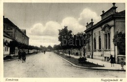 T2 Komárom, Komárno; Nagyigmándi út, Kerékpár, Hacker Dezső Kiadása / Street View, Bicycle - Non Classés