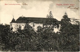 * T2/T3 Osgyán, Ozdany (Gömör); Báró Luzénszky Kastély  / Castle (EK) - Unclassified