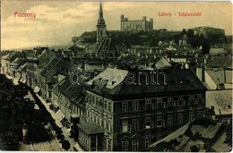 T2/T3 1909 Pozsony, Pressburg, Bratislava; Látkép, Vár. W. L. Bp. 656. Kiadja Josef Skoda / General View, Castle (EK) - Zonder Classificatie
