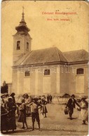 * T3 Rimaszombat, Rimavská Sobota; Római Katolikus Templom, Piaci árusok. W. L. 585. / Catholic Church, Market Vendors ( - Non Classés