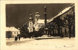 * T2 1929 Rozsnyó, Roznava; Téli Utcakép, Fő Tér Télen / Street View In Winter, Main Square. Photo - Unclassified