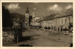 ** T2 Rozsnyó, Roznava; Fő Tér, Frant. Seidl, Ján Hlinka üzlete, Templom / Main Square, Shops, Church - Non Classés