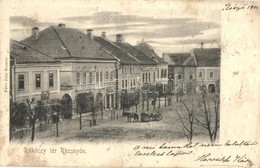 * T4 1901 Rozsnyó, Roznava; Rákóczi Tér, Falvi Jenő üzlete és Saját Kiadása / Square, Publisher's Shop (b) - Zonder Classificatie