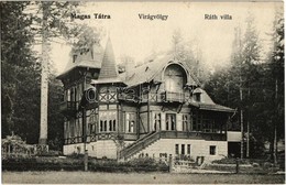 ** T1 Tátra, Tatry; Virágvölgy, Blumental, Kvetnica; Ráth Villa - Unclassified