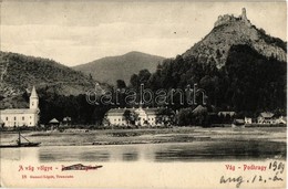 T2/T3 1909 Vágváralja, Povazské Podhradie (Vágbeszterce, Povazská Bystrica); A Vág Völgye. Várrom, Templom, Kastély / Da - Non Classés