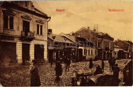 T2/T3 1907 Ungvár, Uzshorod, Uzhorod; Széchenyi Tér, Friedlander Mór, Weinberger Bertalan, Halpert, Peltsárszky Béla üzl - Non Classificati