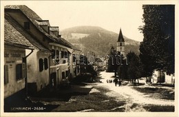 ** T1 Semriach, Strasse, Kirche, Schuhmacher / Street, Church, Schoemaker's Shop - Ohne Zuordnung