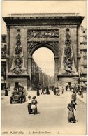 ** T1 Paris, La Porte Saint-Dennis / Gate, Street, Automobile - Unclassified