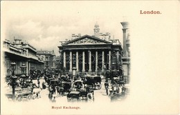** T1 London, Royal Exchange, Horse Carts - Unclassified