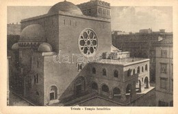 ** T3 Trieste, Tempio Israelitico / Synagogue. Judaica (tear) - Non Classés