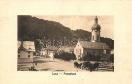 * T2/T3 Ilanz, Postplatz / Square, Church (EK) - Ohne Zuordnung