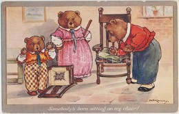 ** T2/T3 Somebody's Been Sitting On My Chair, Bear Family, Humour, C.W. Faulkner & Co. Series 1336. S: A.E. Kennedy (EK) - Non Classés