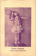 T2/T3 Kövesy Mancika, A Hatéves Csoda Táncművésznő / The 6-year-old Miracle Dancer (EK) - Unclassified