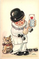 ** T1/T2 Italian Art Postcard, Child Clown, Cards, Cecami N. 1039. S: M.M. - Unclassified
