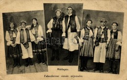 ** T2/T3 Mátkapár Falulasztináról, Román Népviselet/ Betrothed Couple, Romanian Traditional Dress, Folklore (EK) - Unclassified