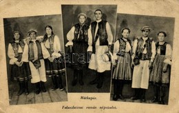 ** T2/T3 Mátkapár Falulasztináról, Román Népviselet/ Betrothed Couple, Romanian Traditional Dress, Folklore (EK) - Ohne Zuordnung