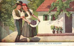 ** T3 'Feketeszáru Cseresznye. Rabod Vagyok én Menyecske...' / Hungarian Folklore, Unsigned Bernáth (kis Szakadás / Smal - Non Classés