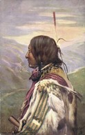 ** T2/T3 Chief 'Not Afraid Of Pawnee'; Raphael Tuck & Sons Oilette 'Indian Chiefs' Series II. 9131. - Unclassified