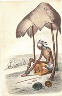 ** T2 Alter  Indianer Von Seinem Stamm Verlassen Und Dem Untergang Preisgegeben / Old Indian Folklore, Basler Missionsbu - Non Classés