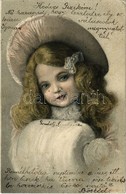 T2/T3 1902 Girl With Hat. Litho (EK) - Zonder Classificatie