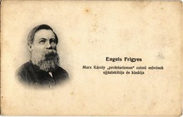 ** T2/T3 Engels Frigyes, Marx Károly 'proletarizmus' Című Művének újjáalakítója és Kiadója / Friedrich Engels - Unclassified