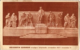 T3 Kossuth Szobor Leleplezésének Emlékére Kiadott Lap, Az átadó ünnepséget Horthy Vezényelte, Gróf Apponyi Albert Avatób - Unclassified