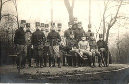 T2 1914 Osztrák-magyar Tisztek Csoportképe, Nevek Feliratozva A Fotón / WWI Austro-Hungarian K.u.K. Officers' Group Phot - Unclassified