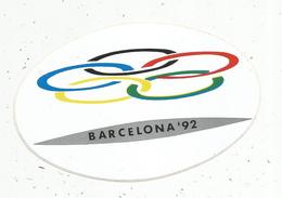 Autocollant , Sports, JEUX OLYMPIQUES , BARCELONA 92 - Adesivi