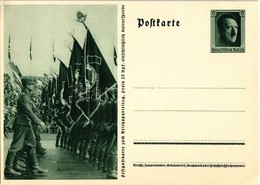 ** T2/T3 Feldpostkarte Zum Reichsparteitag / NSDAP German Nazi Party Propaganda, Swastika; 6 Ga. Adolf Hitler (EK) - Non Classés