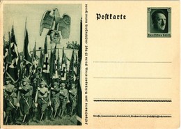 ** T2/T3 Feldpostkarte Zum Reichsparteitag / NSDAP German Nazi Party Propaganda, Swastika; 6 Ga. Adolf Hitler (EK) - Unclassified