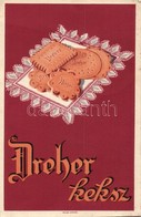 T2/T3 Dreher Keksz / Hungarian Biscuit Advertisement - Unclassified
