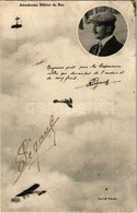 * T2 Aérodrome Blériot De Buc / Aerodrome Of Bleriot, Airplane. Postcard Signed By A. Pégaud. David Photo - Unclassified