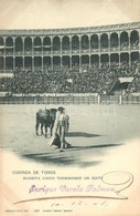 T2/T3 Corrida De Toros, Bombita Chico Terminando Un Quite / Bullfight (EK) - Ohne Zuordnung
