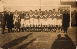 * T2/T3 1928 Kassa, Kosice; Postás Labdarúgó Csapat, Foci, Csoportkép / Hungarian Football Team, Group Photo By Ritter N - Non Classés